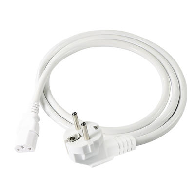 EU 3-Pin-Anschluss zum IEC C13-Stromkabel - Europäisches Stromkabel für Computer, Monitor, Drucker, Adapter, 250V 10A
