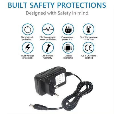 5V 2A EU-Stromadapter mit 2,1 mm Gleichstromstecker