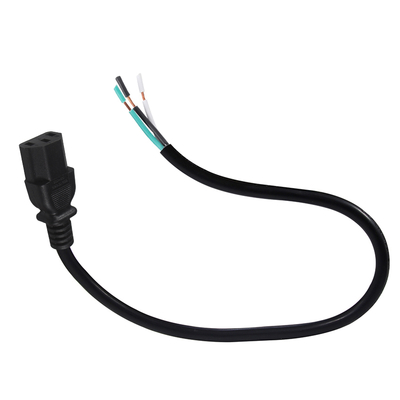 IEC C13 bis Stripped Wire Stromkabel 10A 250V für Server PDU