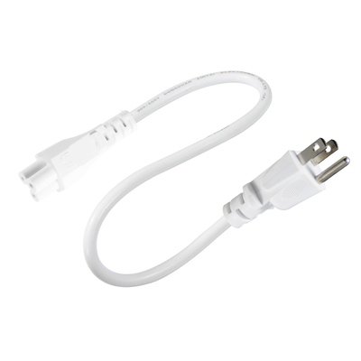 NEMA 5-15P auf IEC C5 Kleeblatt-Netzkabel - 3-poliges US-AC-Kabel für Laptop-Adapter, Notebook, Drucker, 125V 10A