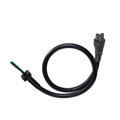 IEC C5 auf SR Netzkabel mit Zugentlastung für kundenspezifische Verdrahtung