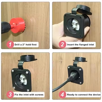 NEMA 5-15P auf 2x 5-15R Y-Splitter-Verlängerungskabel - 2 Ausgänge, 125V/15A, UL-gelistet für den Innenbereich