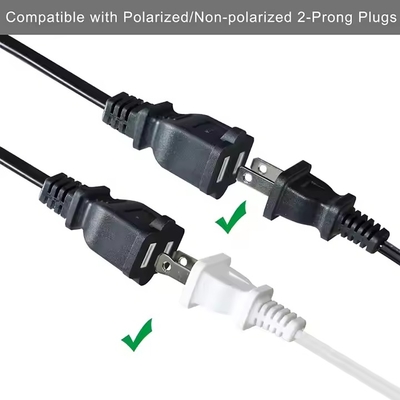 1-zu-4 NEMA 1-15P Flat Plug Power Splitter - platzsparende 125V 15A Multi-Outlet Erweiterung für Zuhause / Büro