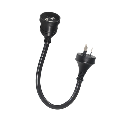 Universal 3 Pin Australia Aus NZs Stecker Computerkabel Männlich zu weiblich