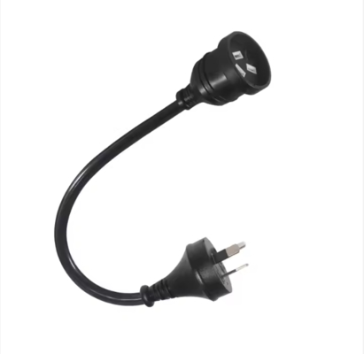 AU-Stecker auf Buchse AUS-Steckdose Verlängerungskabel - Australisches 3-poliges Netzkabel, 240V 10A/15A