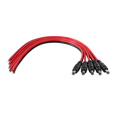 DC-Stecker auf abisoliertes Kabel, 5,5 x 2,1 mm oder 5,5 x 2,5 mm, 12 V DC-Netzadapterkabel für CCTV, LED, DIY