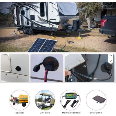 SAE Socket Sidewall Port Panel Mount Connector mit Staubkappe