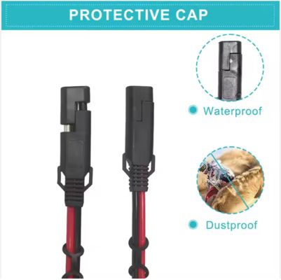 SAE 1-zu-3 Stromspalterkabel für Solarzellen und Batterielader