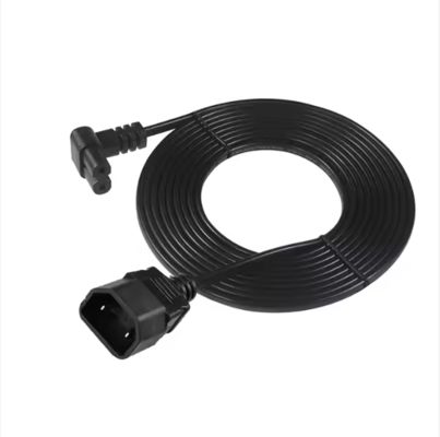 Rechtswinkel C7 bis C18 Stromkabel weiblich bis weiblich 10A 250V