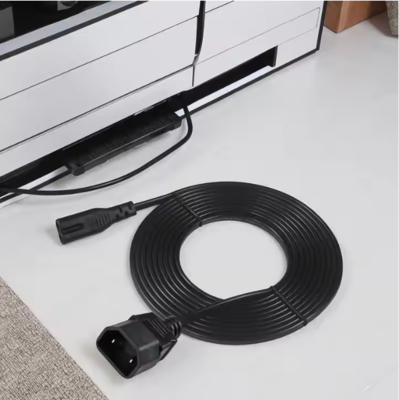 Rechtswinkel C7 bis C18 Stromkabel, IEC 60320 Stromkabel, von weiblich zu weiblich, 10A 250V, VDE genehmigt