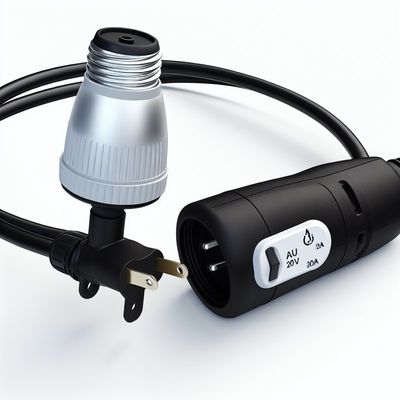 Wasserdichtes E26 Lampenhalter Stromkabel AU Stecker mit 303 Schalter für Innen-/Außenbeleuchtung 250V 10A