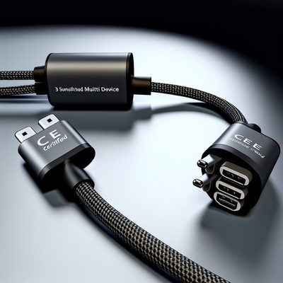 CE-zertifiziertes 3-in-1 USB-Ladekabel mit Schnellladung 15W