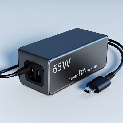 65W Desktop-Netzteil-Adapter mit Typ-C-Ladekabel 100-240V