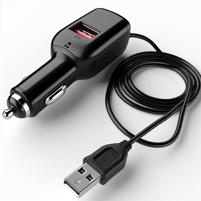 5V bis 12V USB-Autoadapterkabel mit Zigarettenanzünderanschluss