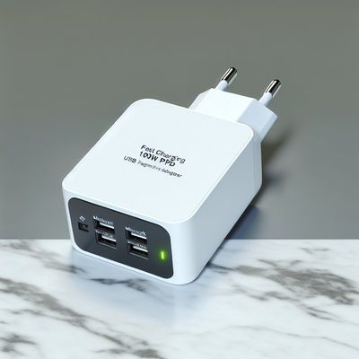 100W GaN USB-C PD Schnellladegerät mit US-Stecker