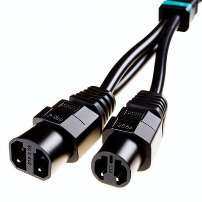 C20 bis C13-Doppelstromspalterkabel 250 V 15A für Rechenzentren