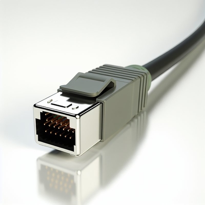 50-Pin-Mann-RJ21-Rechteck-Telekommunikationsanschlusskabel geschützt