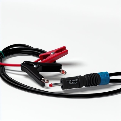 1,5m 5A abgesicherte Krokodilklemmen auf DC SAE Batteriekabel