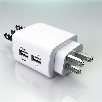 SA Plug Dual USB-A Wandladegerät 5V 2,4A für Mobilgeräte