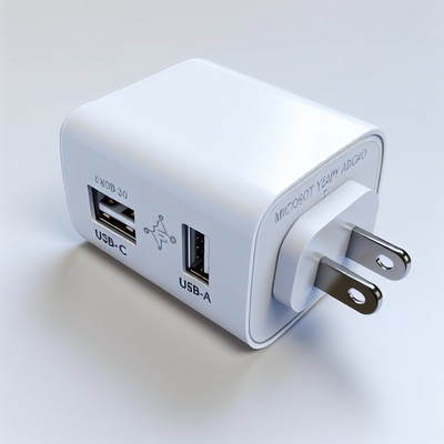 SA-Steckdosen-USB-Ladegerät mit USB-C- und USB-A-Anschlüssen 5V 3,4A