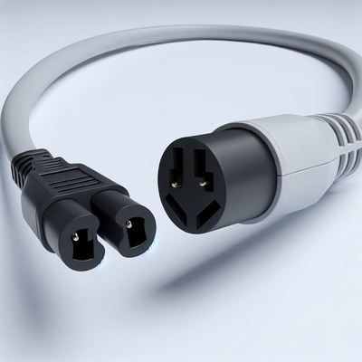 IEC C19 auf C20 Netzkabel 1,5m PVC-Mantel 220V EU-Stecker