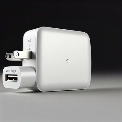 100W USB-C GaN-Ladegerät mit AU 2-Pin-Stecker für Laptops