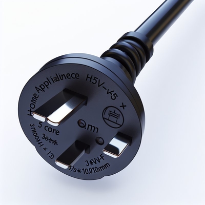 UK Stecker-Stromkabel 0,5 m H05VV-F 3-Kernkabel für Haushaltsgeräte