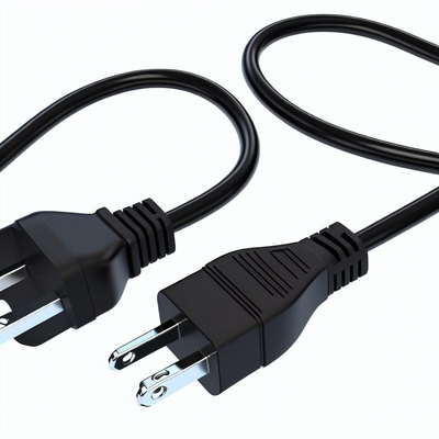 NEMA 5-15P bis 5-15R Stromkabel 1FT 2FT für die PC-Stromversorgung