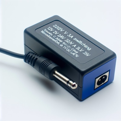 12V 1A EU-Stromadapter Wechselstrom zu Gleichstrom 5,5x2,1 mm CE-zertifiziert