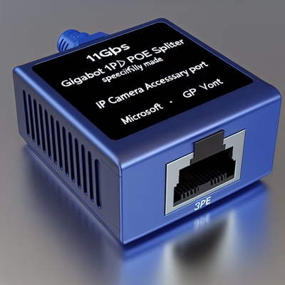 12V Gigabit PoE Splitter Adapter für IP-Kameras IEEE 802.3af/at