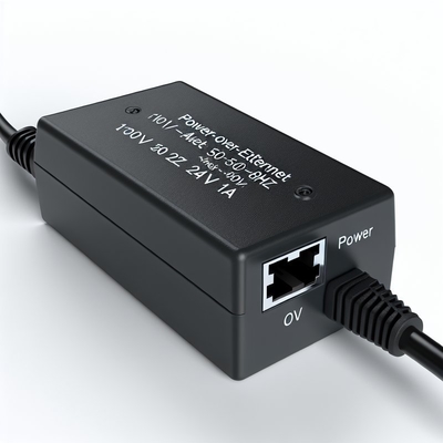 24V 0,5A 12V 1A POE-Injektoradapter für CCTV-IP-Kamera