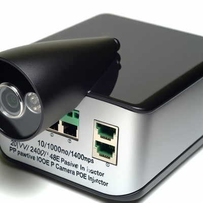 12V 24V 48V Passiver POE-Injektor für IP-Kameras 10/100/1000 Mbit/s