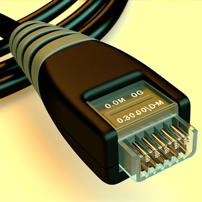 Kategorie 3 Telefonkabel RJ9 RJ11 RJ22 4-Leiter-PVC-Flachspule