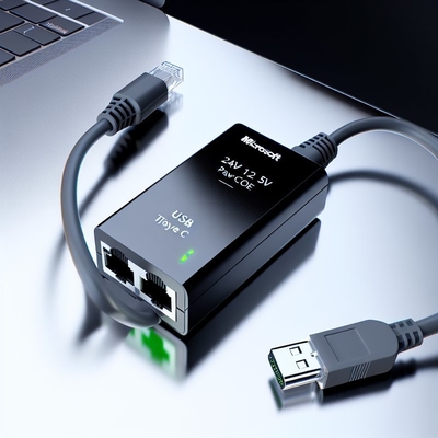 48 V bis 24 V 12 V 5 V POE Splitter mit RJ45-Anschluss 1 Gbps