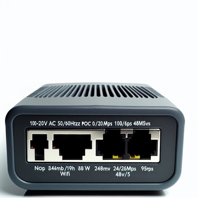 48V auf 24V 12V 5V POE Splitter 10/100Mbit/s für WiFi Router