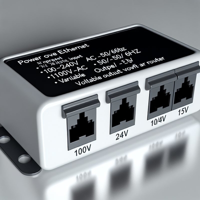 48V auf 24V 12V 5V POE Splitter 10/100Mbit/s für WiFi Router