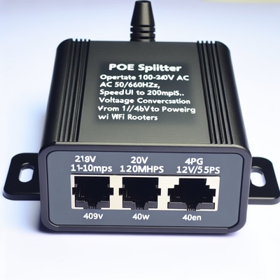 48V auf 24V 12V 5V POE Splitter 10/100Mbit/s für WiFi Router