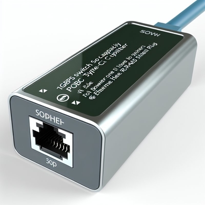 48V bis 24V 12V 5V POE Splitter mit 1 Gbps Schaltkapazität