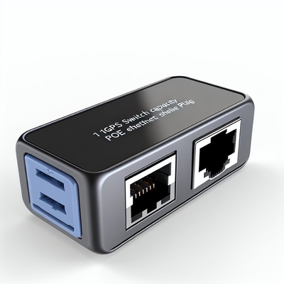 48V bis 24V 12V 5V POE Splitter mit 1 Gbps Schaltkapazität