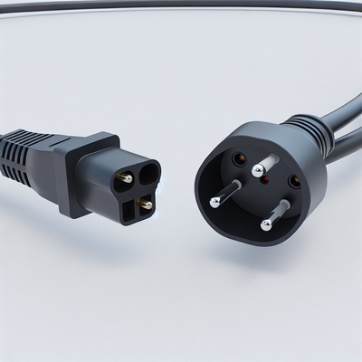 EU 3-Pin Schuko Stecker auf C13 Netzkabel 0,75mm² HO5VV-F