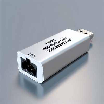 48V-auf-24V-POE-Splitter 1 Gbit/s IEEE 802.3af für Sicherheitskameras