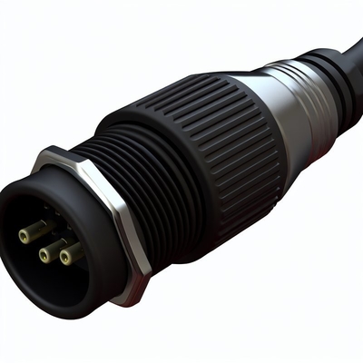 M12 IP67 wasserdichte Verbindung 3Pin LED-Beleuchtungskabel von Mann zu Frau