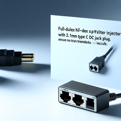48V auf 24V 12V 5V POE-Splitter mit 2,1MM 5,5MM Typ C DC-Buchse