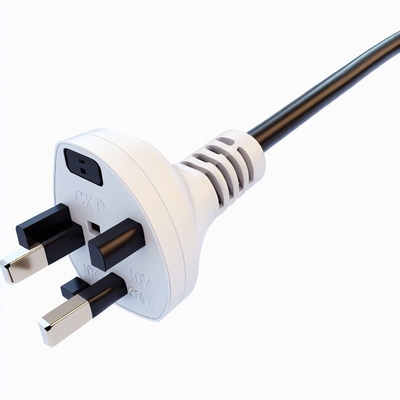 UK-Stecker auf IEC C7 Netzkabel 250V 10A PVC-Mantel