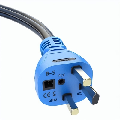 UK-Stecker auf IEC C7 Netzkabel 250V 10A PVC-Mantel