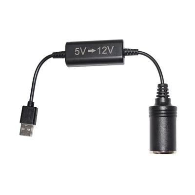 5V USB-Aufwärtswandler-Netzteil mit Zigarettenanzünder-Buchse für Fahrzeuggeräte