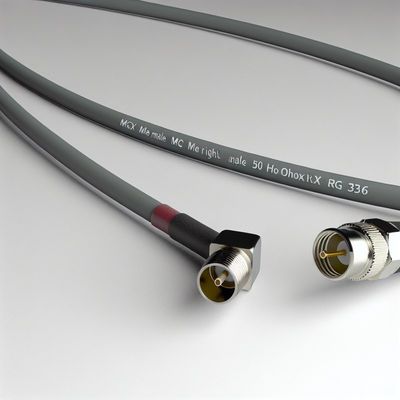 MCX Stecker auf MCX Stecker Winkelkoaxialkabel 50 Ohm RG316