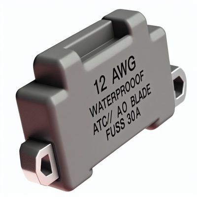 12 AWG wasserdichtes Inline-Sicherungshalter für ATC/ATO-Blade-Sicherheiten 30A