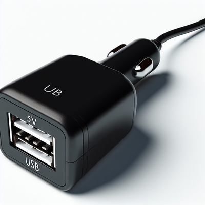 5V USB-Aufwärtswandler-Netzteil mit Zigarettenanzünder-Buchse für Fahrzeuggeräte