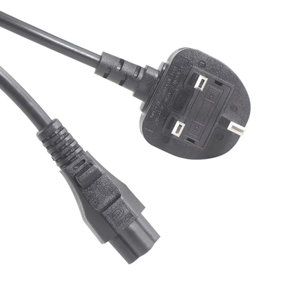 UK BS 1363 auf IEC C5 Netzkabel 250V 2,5A für Laptop-Netzteil